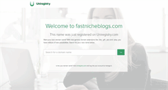 Desktop Screenshot of fastnicheblogs.com